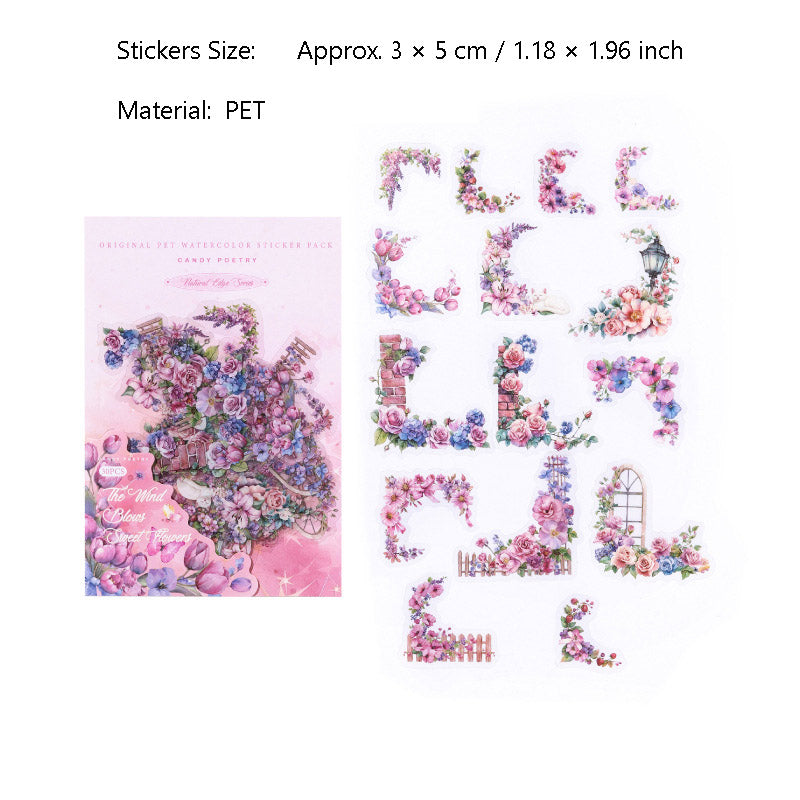 30 Pcs Natural PET Corner Stickers ZRBJ