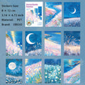 10 Pcs Fantasy Landscape PET Stickers MJHM