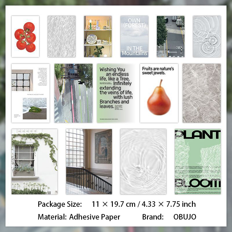 15 Pcs Aesthetic Journal Stickers SHYSJ