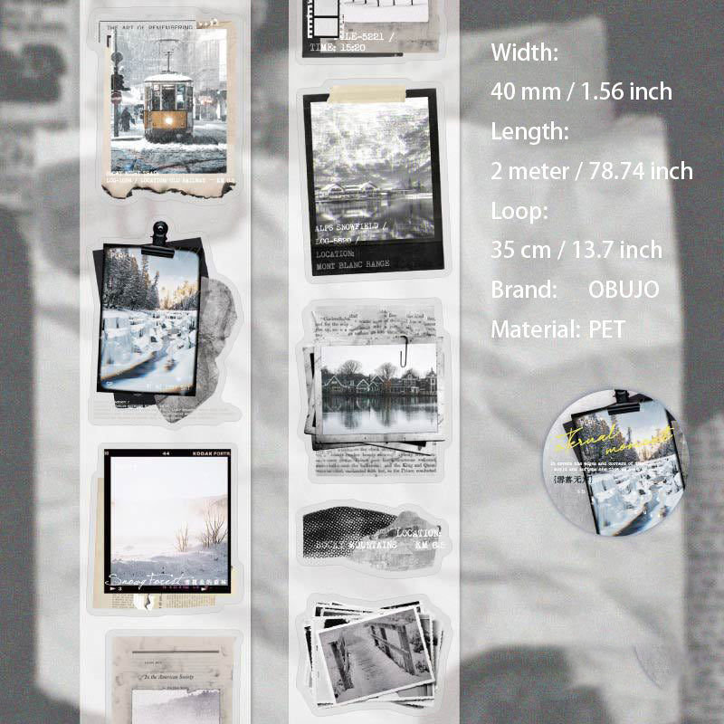 1 Roll Landscape PET Stickers Tape YHYS