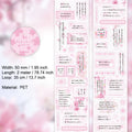1 Roll Cherry Blossom Sakura Story Stickers Tape YHFW