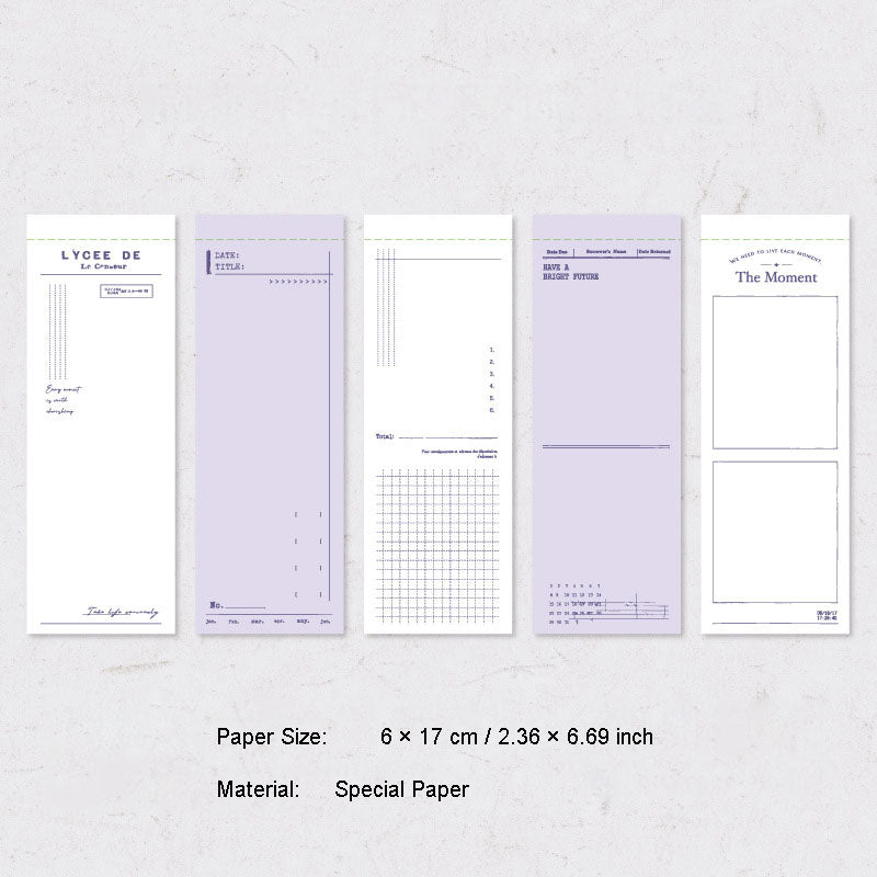 30 Pcs Pre-cut Vintage Notepad LLSRJ