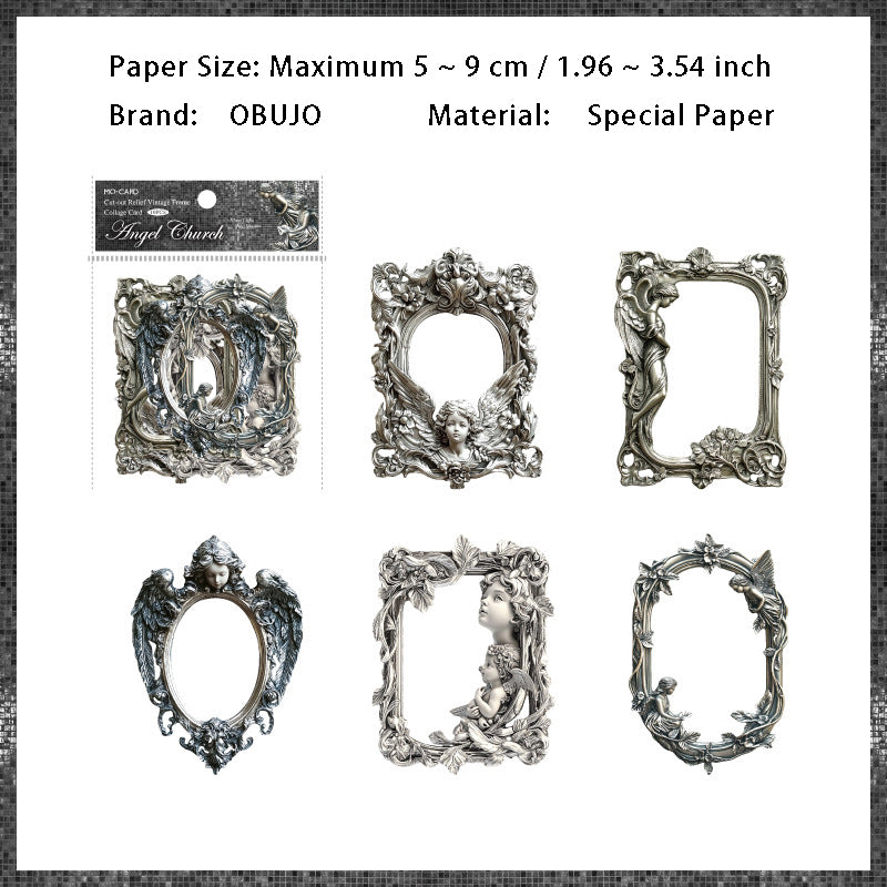 20 Pcs Sliver Frame Paper YSGY