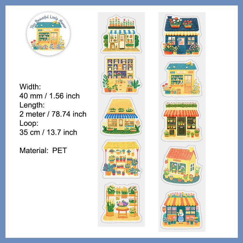 1 Roll Cartoon PET Stickers Tape TYHY