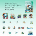 40 Pcs Undersea PET Stickers MHCY