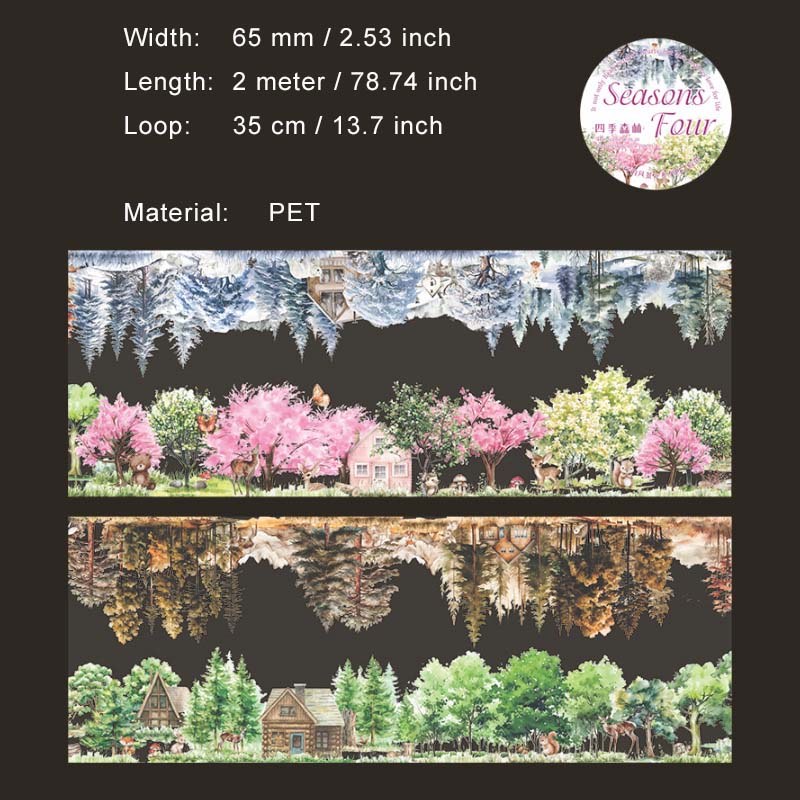 1 Roll Landscape PET Tape PXDFJ