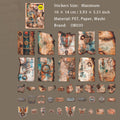 50 Pcs Fire Traces Junk Journal Supplies Kit ZHXS