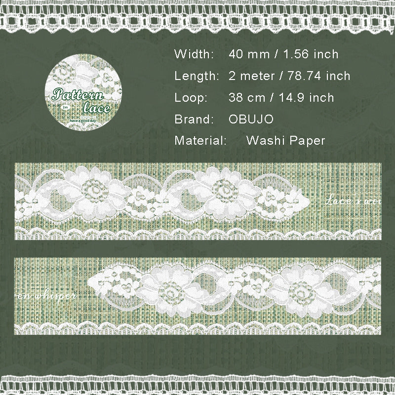 1 Roll Fabric Theme Washi Tape LSBW