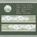 1 Roll Fabric Theme Washi Tape LSBW