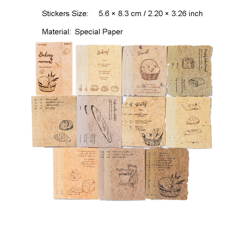 30 Pcs Creative Vintage Stickers SHYJ
