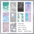 10 Pcs Thermography Theme Scrapbook Paper MRJJ