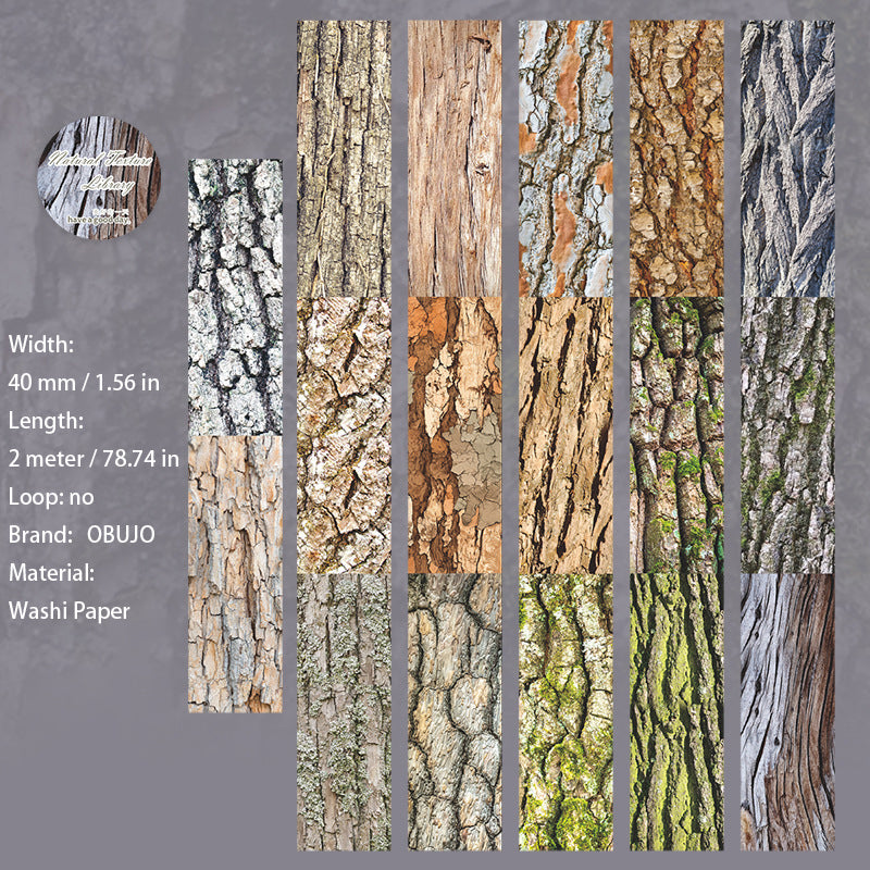 1 Roll Natural Themed Washi Tape ZRJLK