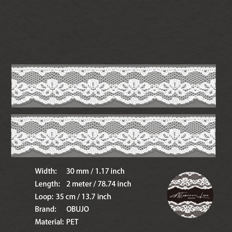 1 Roll Vintage Lace PET Tape WHLS