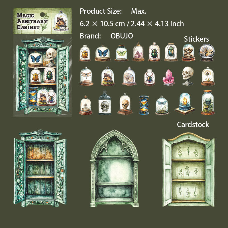 25 Pcs Magic Shelf DIY Stickers RYMFG