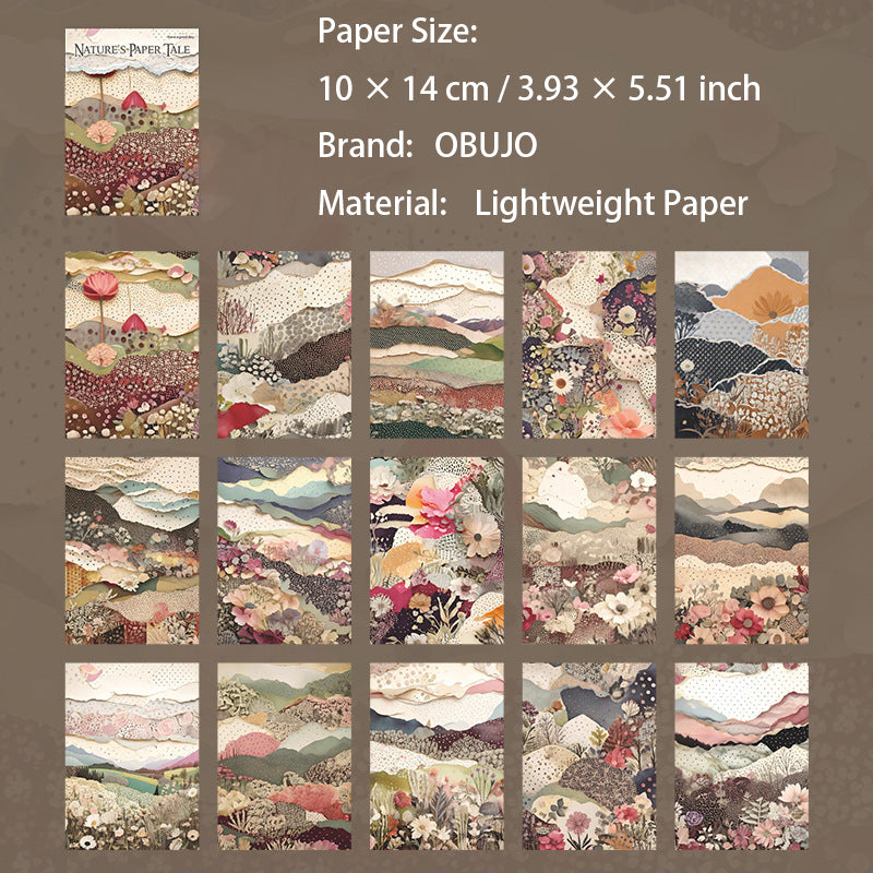 30 Sheets Painting Landscape Journal Paper ZRZY