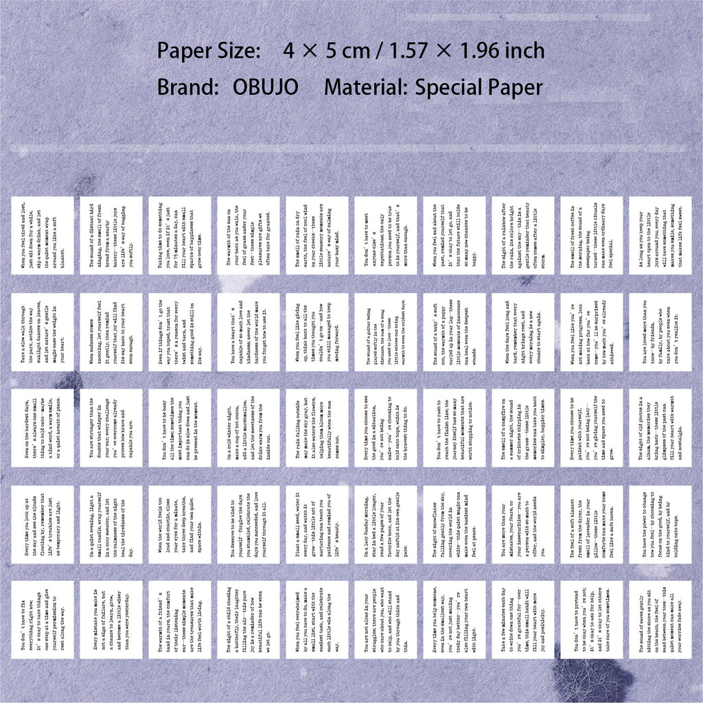 50 Pcs Dictionary Theme Journal Paper CHXL