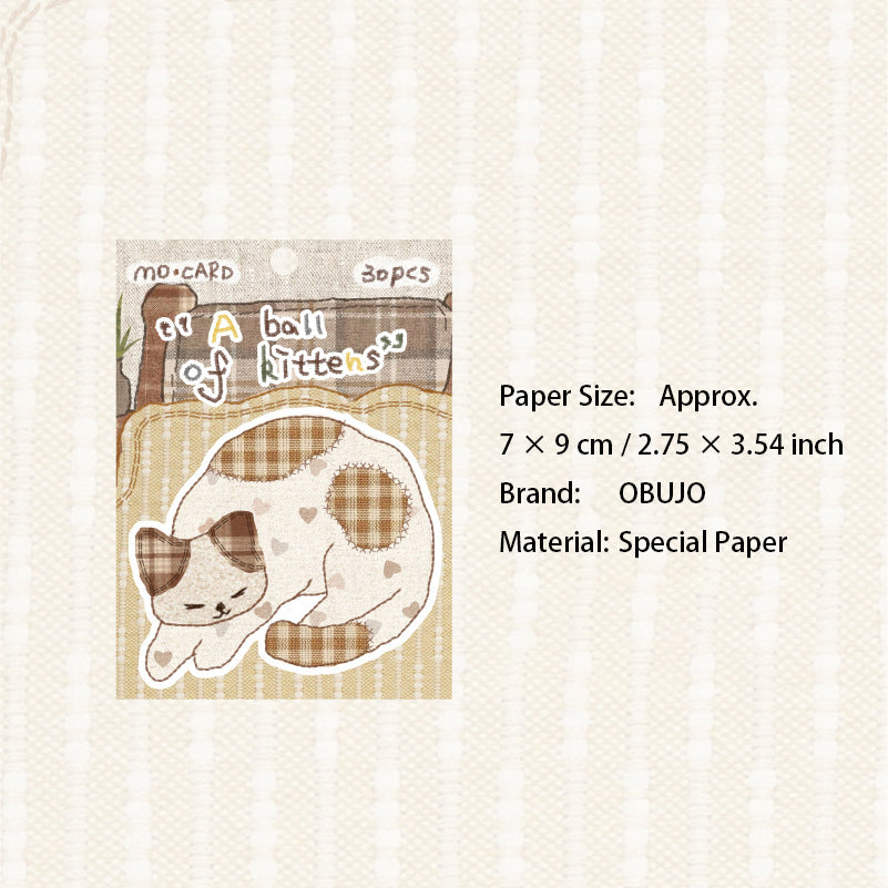 30 Sheets Cute Pet Themed Sticky Note MCGZW