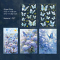 4 Sheets Glitter Butterfly PET Stickers SSDY