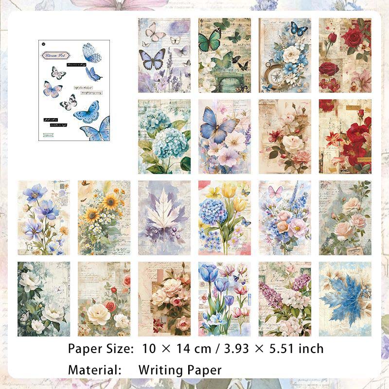 20 Pcs Fantasy Scrapbook Paper GLMJ