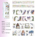 3 Rolls Garden Themed PET Stickers Tape Set HYLSG