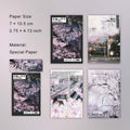 40 Pcs Sakura Theme Scrapbook Paper YHZY