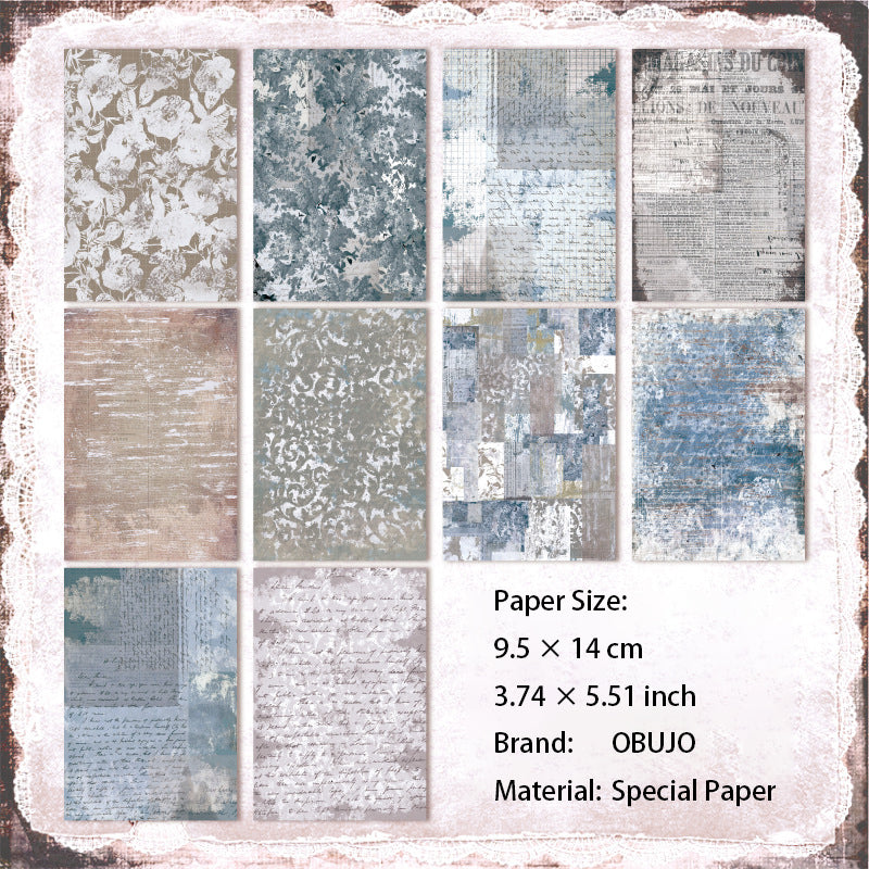30 Sheets Vintage Junk Journal Paper MJGQ