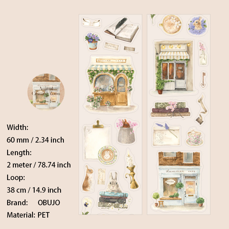 1 Roll Lifestyle PET Stickers Tape DCSG