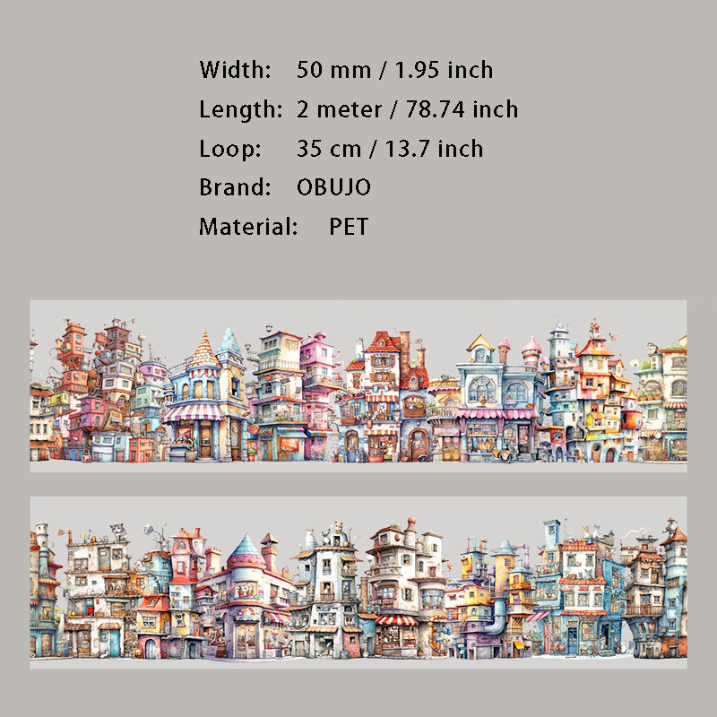 1 Roll Weird House PET Tape GGFZ