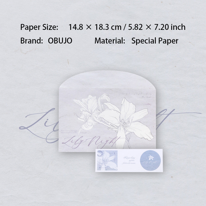 1 Pcs Sliver Foil Envelope with Wax Seal Stickers JMRM