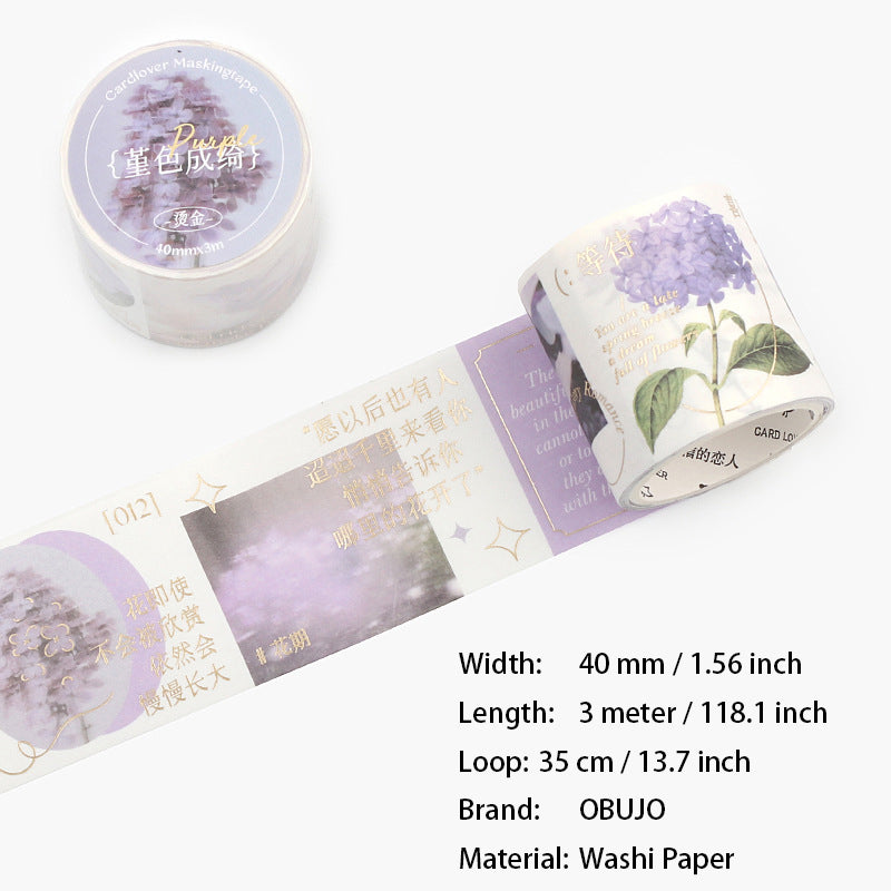 1 Roll Spring Flower Washi Tape HYJWR