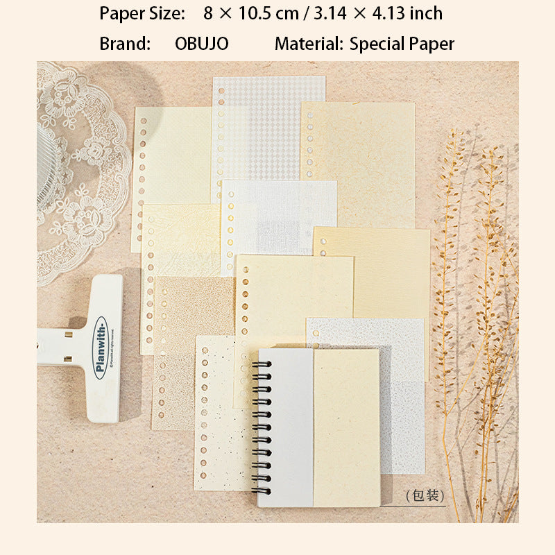 30 Sheets Vintage Color Notebook CZZJMM