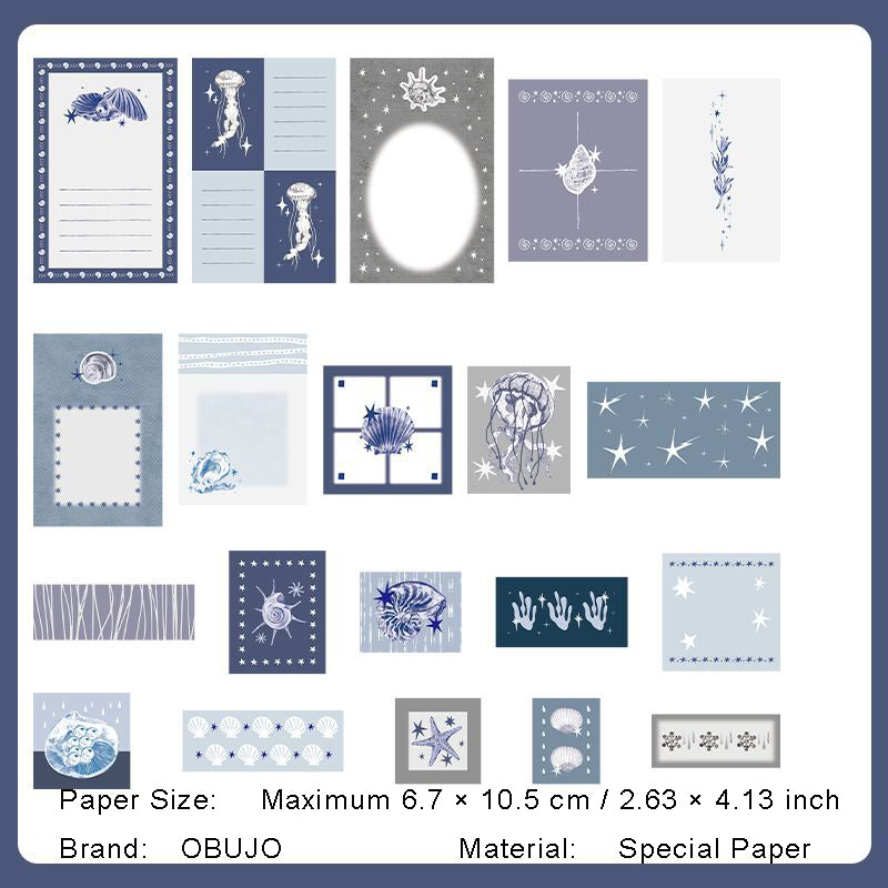 40 Pcs Vintage Scrapbook Paper MJCZ