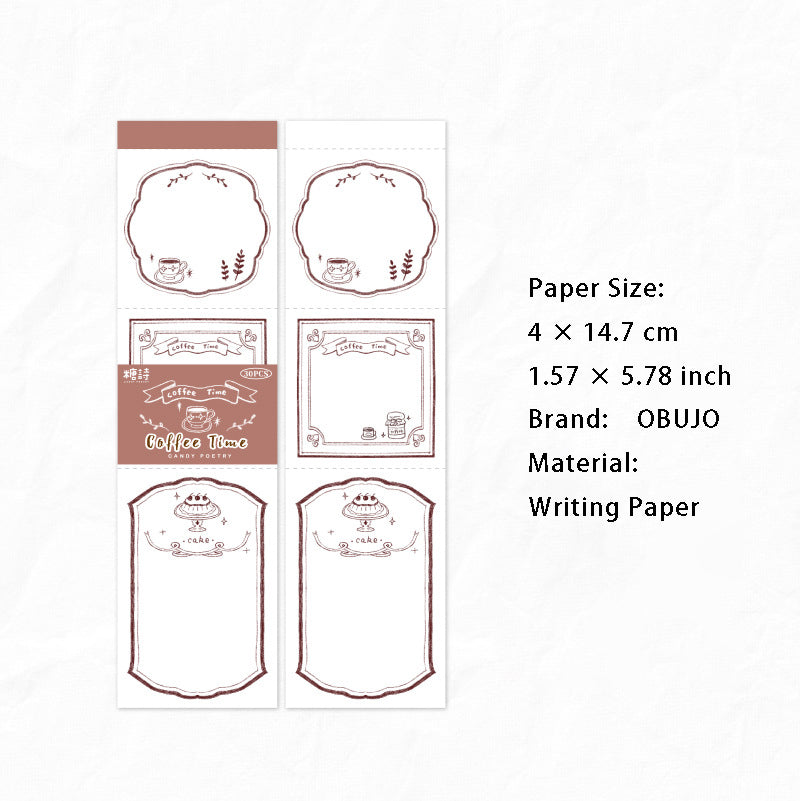 30 Sheets Creative Notepad Paper XTSJ