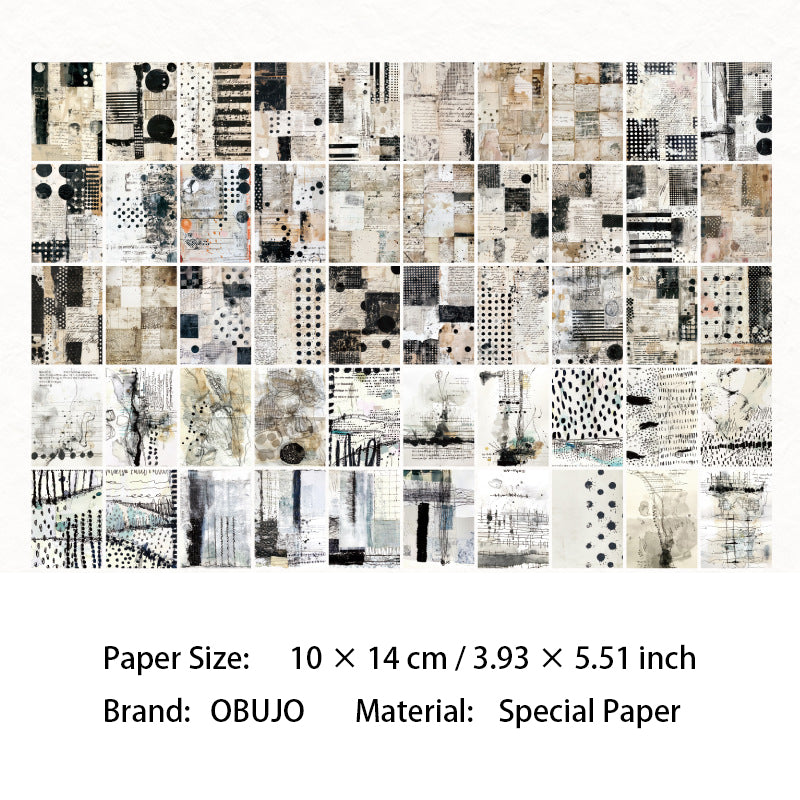 50 Sheets Vintage Junk Journal Paper FDZS