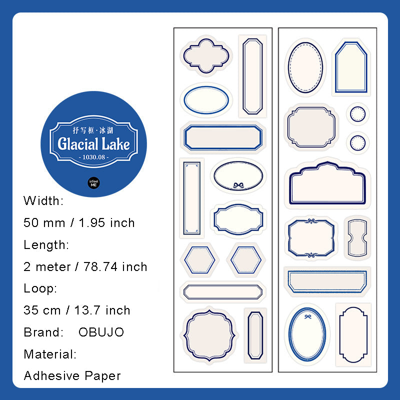 1 Roll Lable Stickers Tape For Planner SXKX