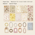 23 Pcs Vintage Scrapbook Paper Kit MSYX