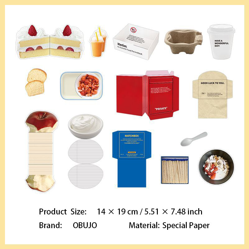 15 Pcs Daily Life Journal Paper HWRC