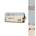 Artisan Cat Illustrator Canvas Pencil Case