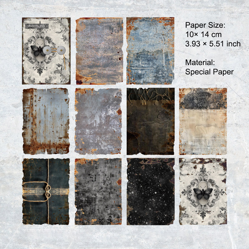 30 Pcs Creative Vintage Junk Journal Paper BBXY