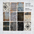 30 Pcs Creative Vintage Junk Journal Paper BBXY