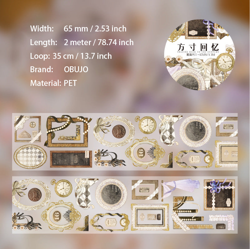 1 Roll Vintage Gadgets PET Stickers Tape SHSJ