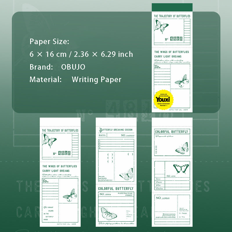 30 Sheets Vintage Notepad Paper ZJXY