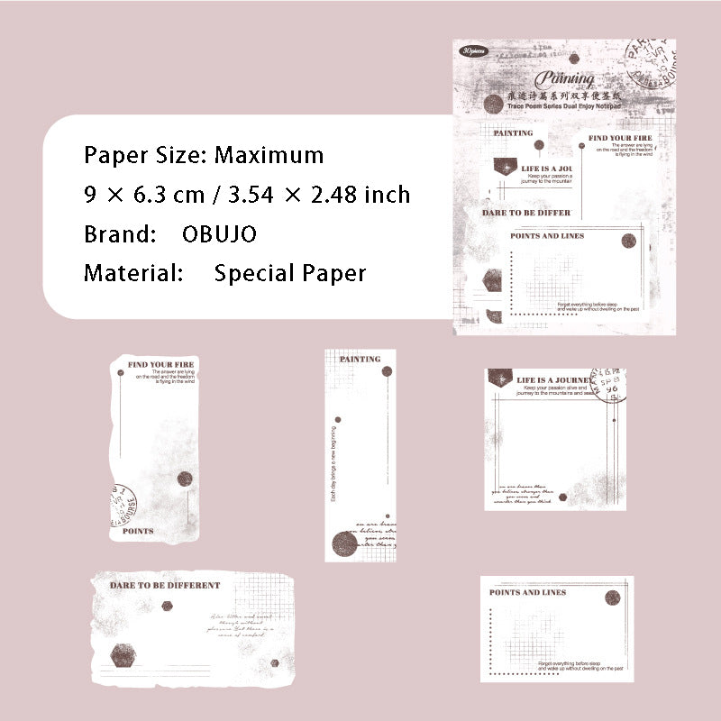 30 Sheets Watercolor Scrapbook Paper HJSP