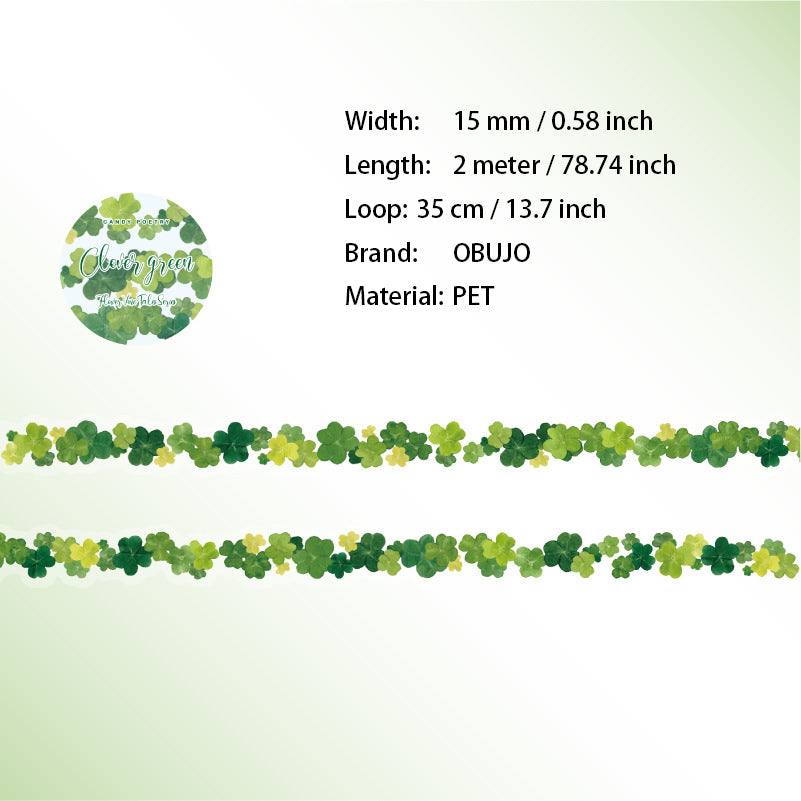 1 Roll Flowers PET Tape HTWY