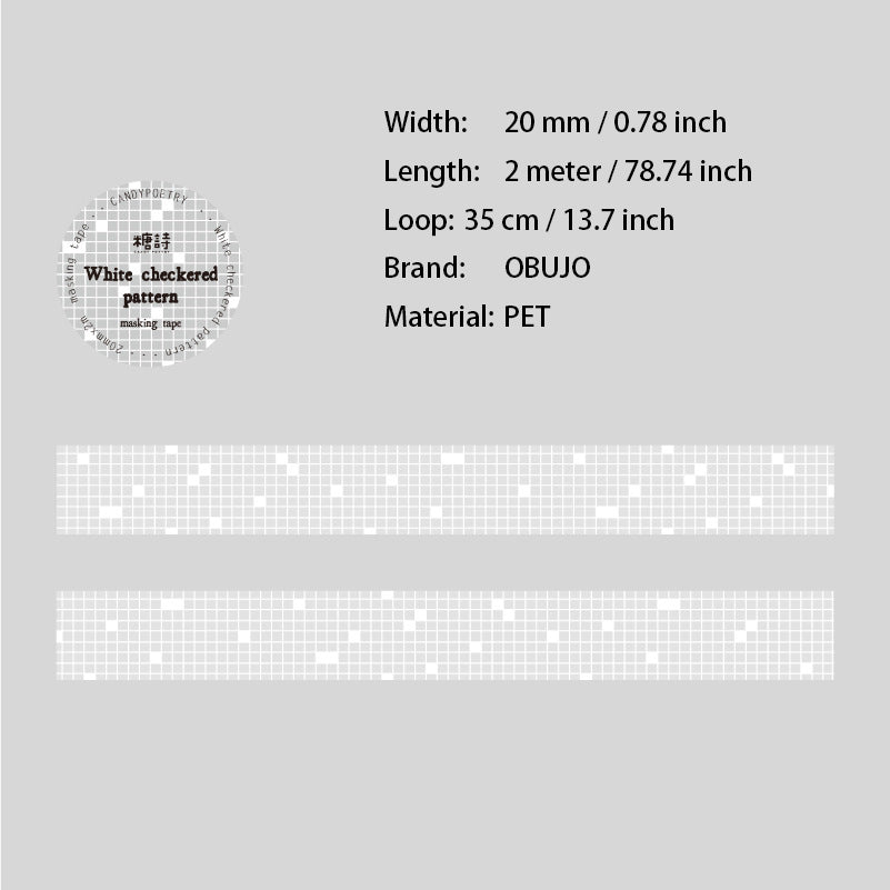 1 Roll Dot Themed PET Tape NYJS