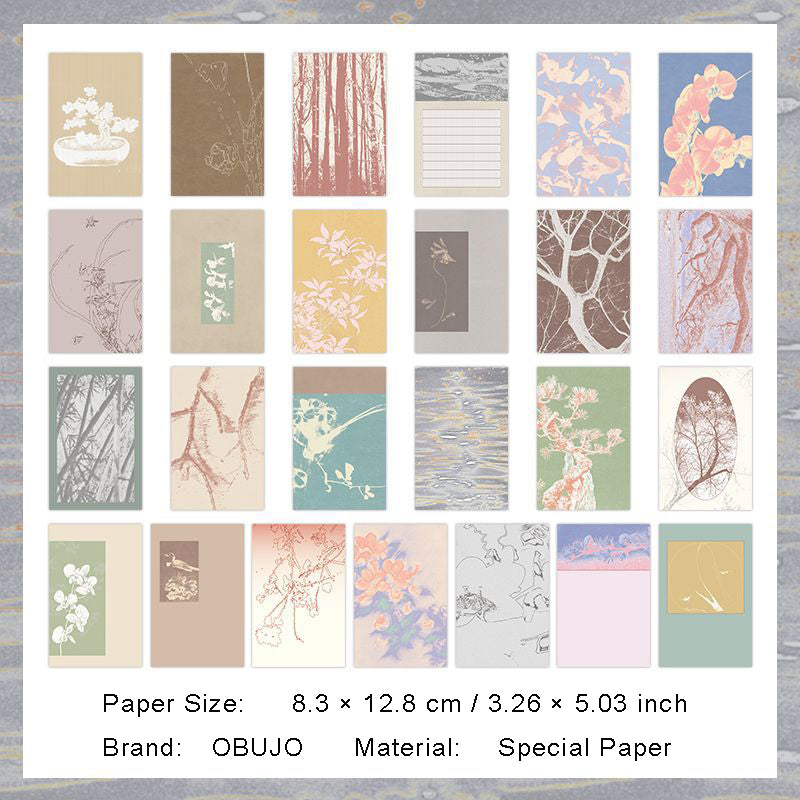50 Pcs Creative Scrapbook Paper XDSQ