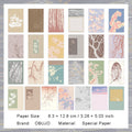 50 Pcs Creative Scrapbook Paper XDSQ