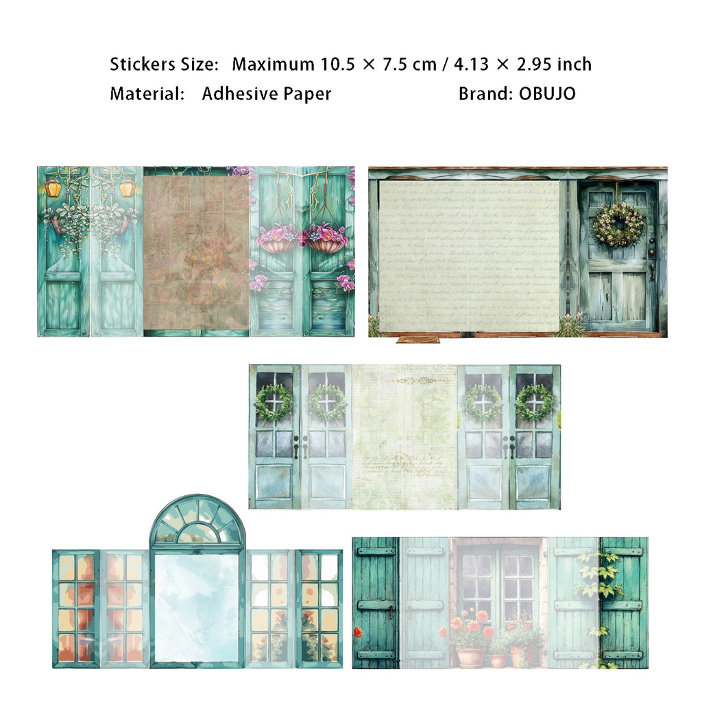 10 Pcs DIY Windows Stickers SGZC