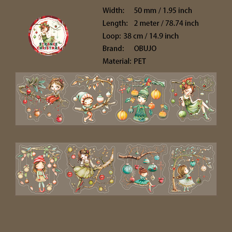 1 Roll Christmas Theme Washi Tape QYSDY