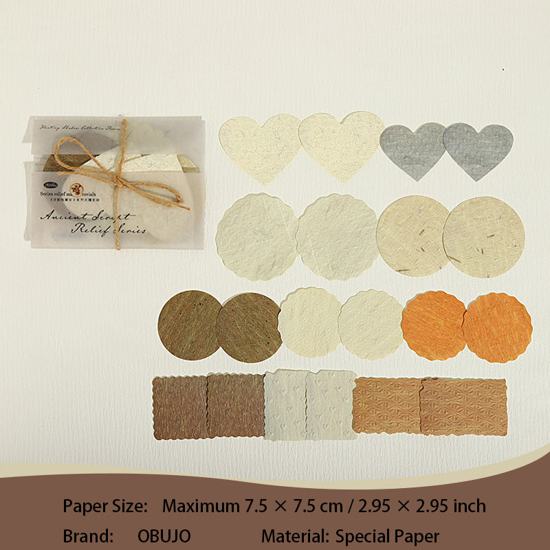 20 Pcs Emobossed Journal Paper FYSCS